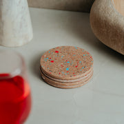 Elegant Marble Coasters Set of 4 | Artistic Resin Home Décor