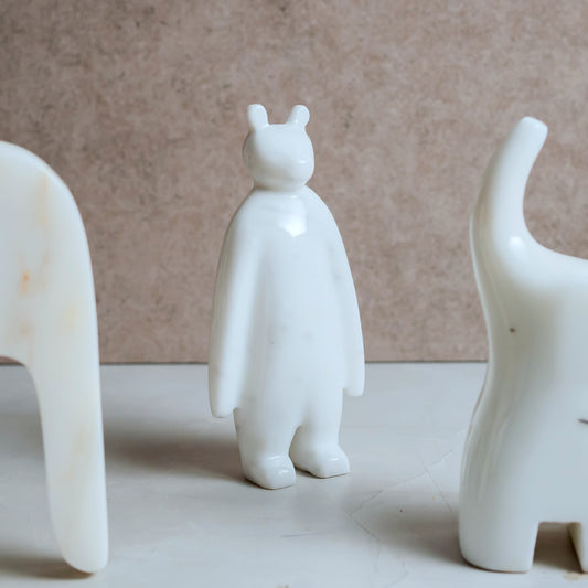 Marble Rabbit Sculpture
