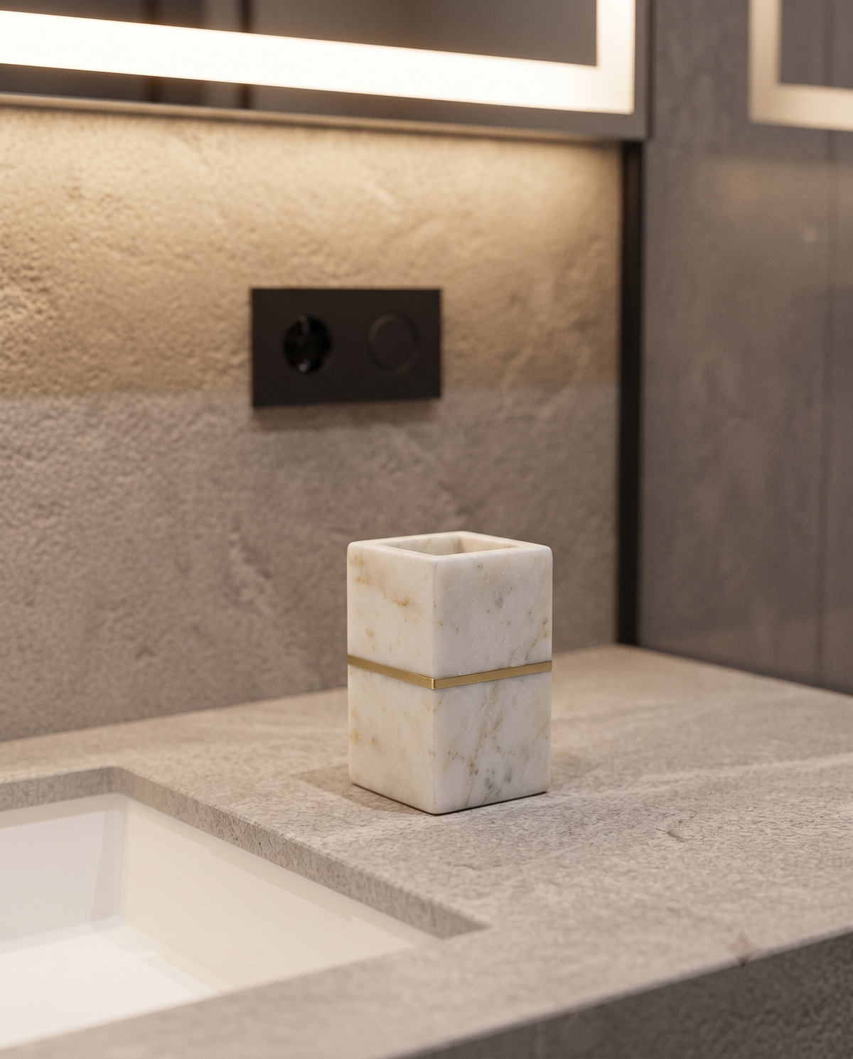 Bathroom Hamper - White